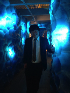 Chern Wei during Cornell's 2014 Grad Ball at the Museum of the Earth 